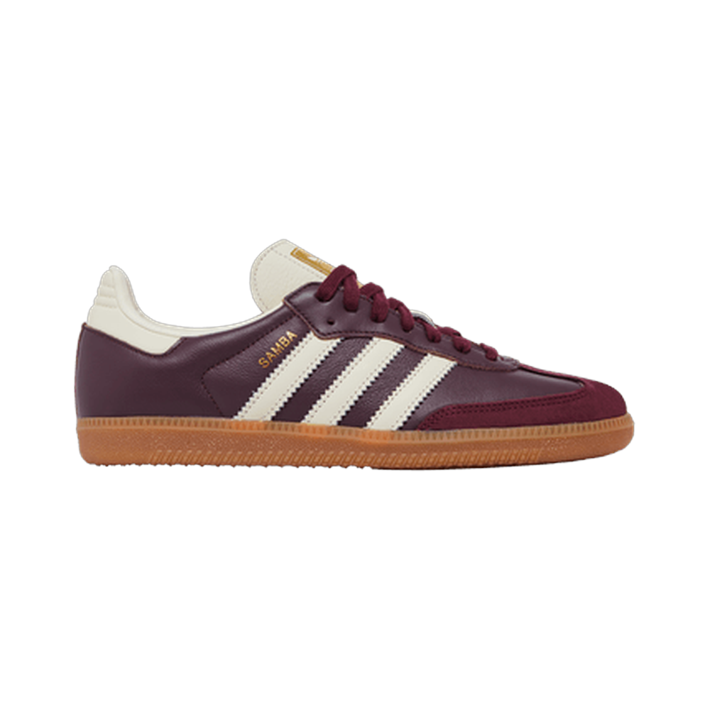 adidas Wmns Samba OG - Maroon (Maroon/Cream White/Gold Metallic)